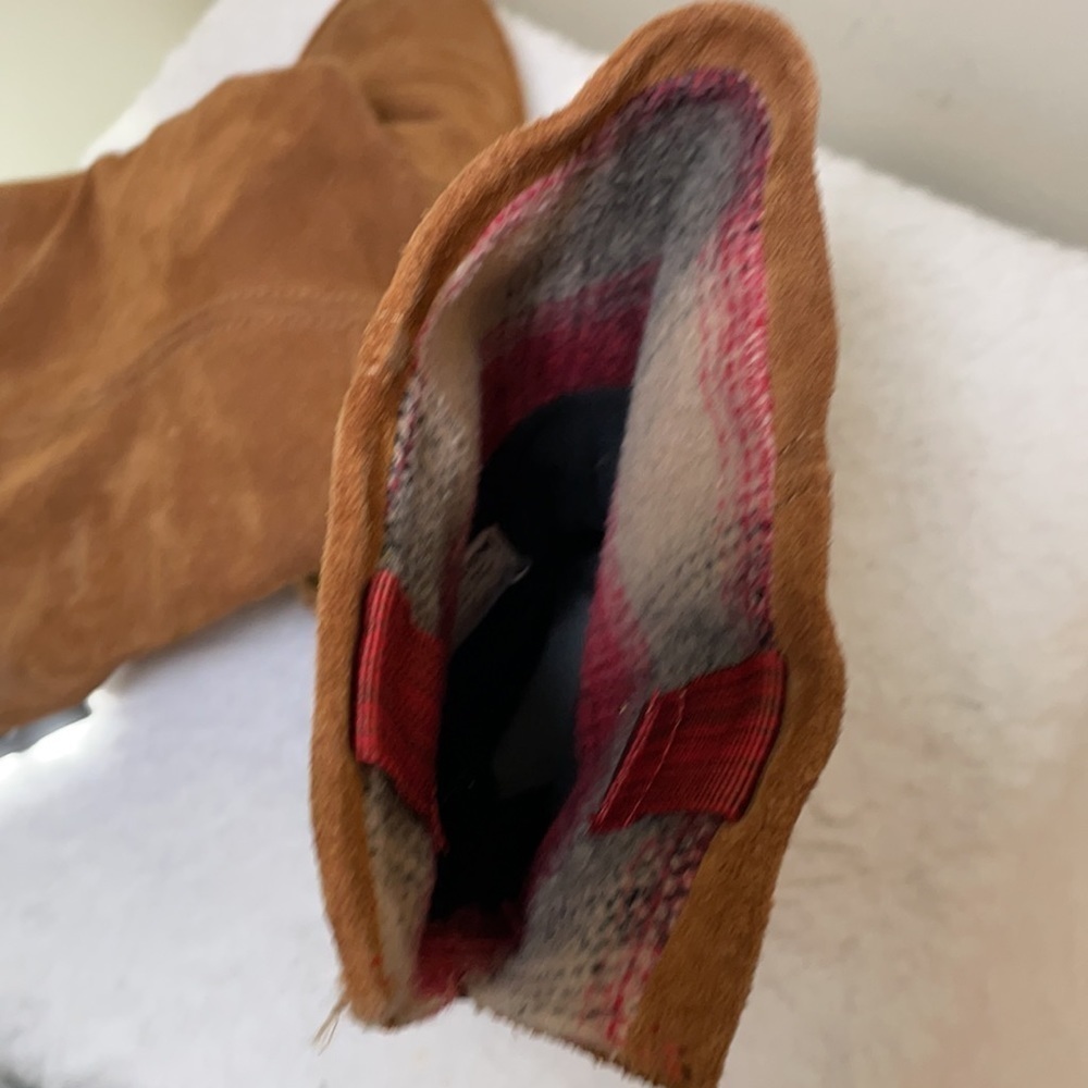 SOREL Leather Moccasin Boots Woman’s Size 6 - Picture 10 of 11